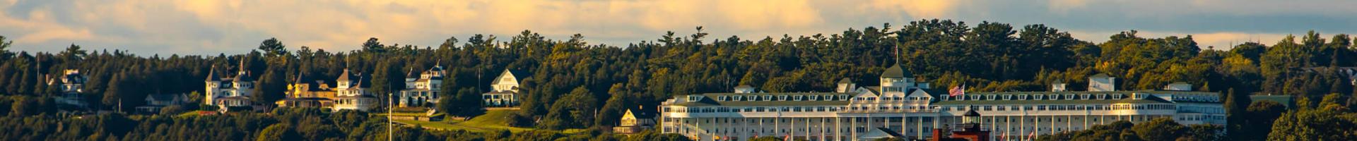 View of Grand Hotel from lake